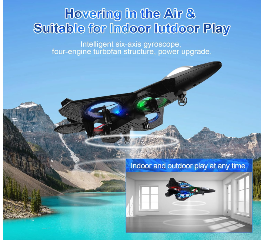Jet Fighter Quadcopter Drone L0712 ✈️