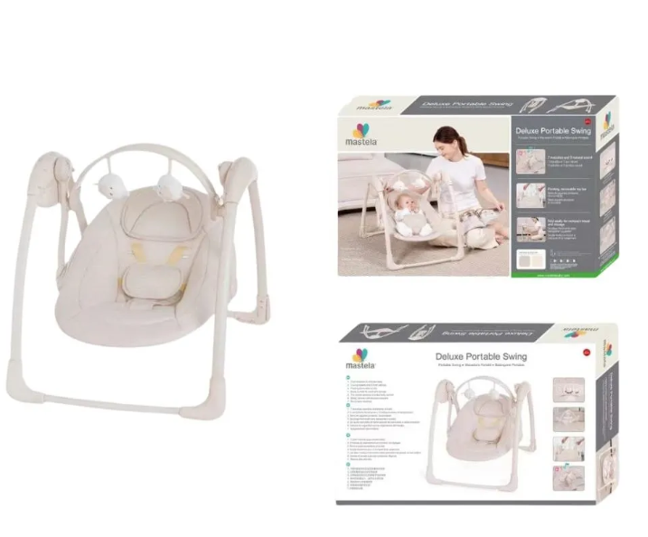 Mastela Deluxe Portable Electric Baby Swing