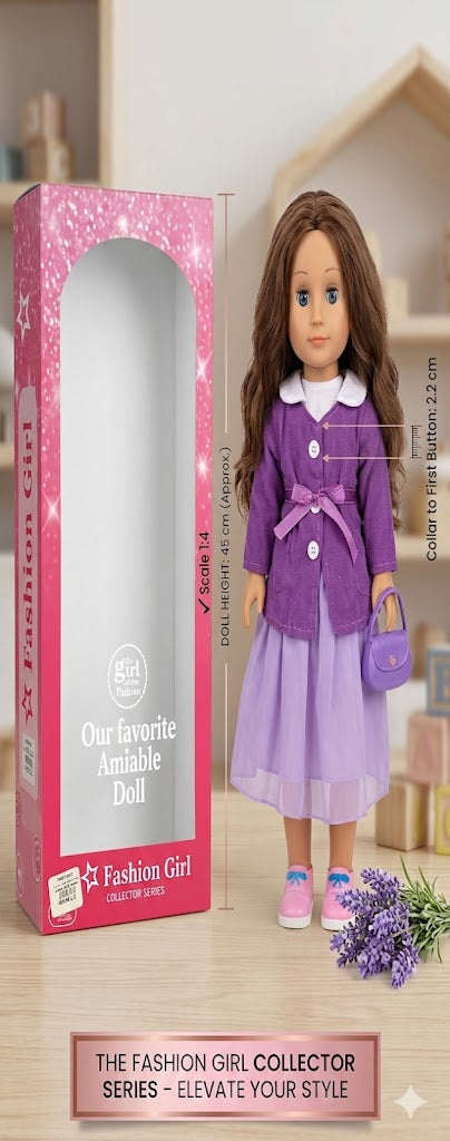 Fashion Girl Amiable Doll Set 👗✨