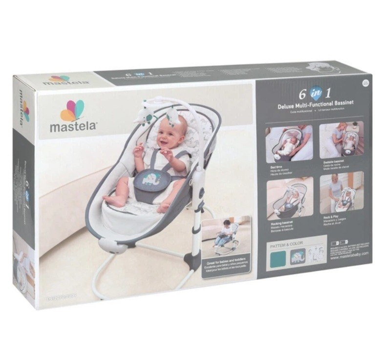 Mastela 6-in-1 Deluxe Multi-Functional Bassinet