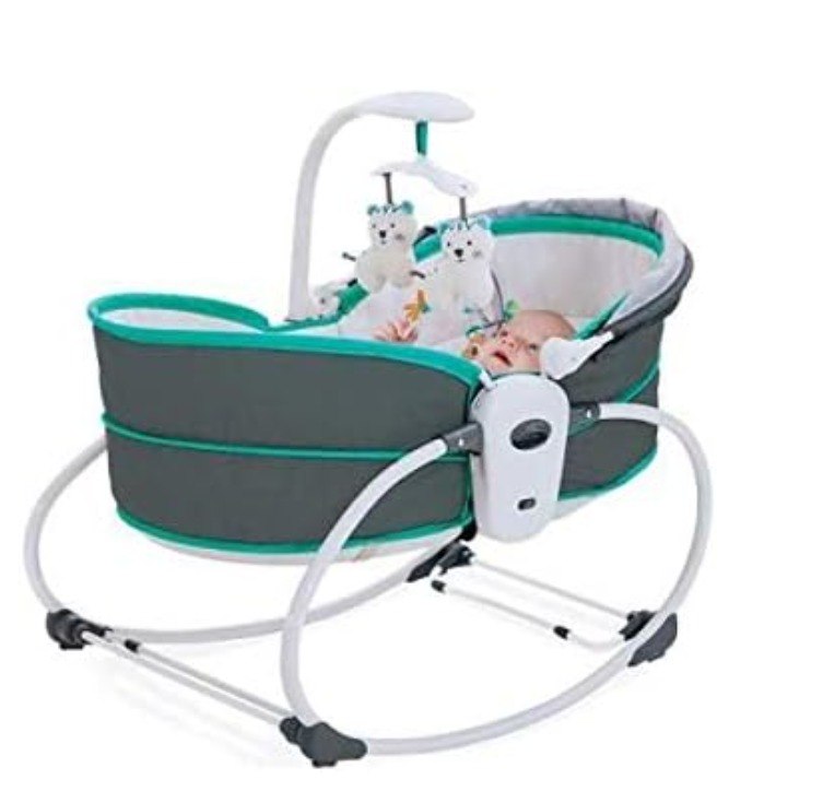 5-in-1 Multi-Functional Baby Bassinet &amp; Rocker