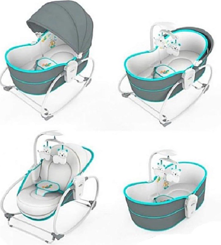5-in-1 Multi-Functional Baby Bassinet &amp; Rocker