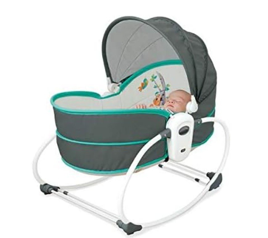 5-in-1 Multi-Functional Baby Bassinet &amp; Rocker