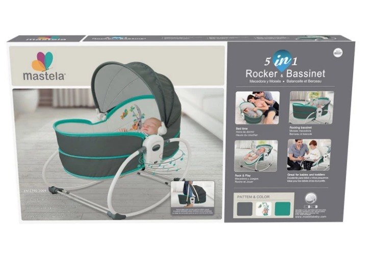 5-in-1 Multi-Functional Baby Bassinet &amp; Rocker