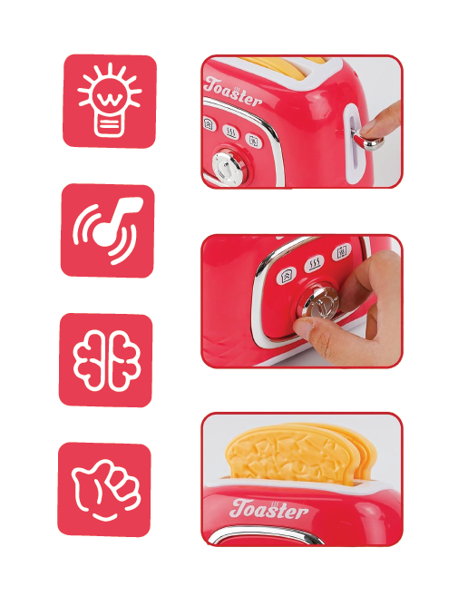 🛒 Kids Toaster Play Set