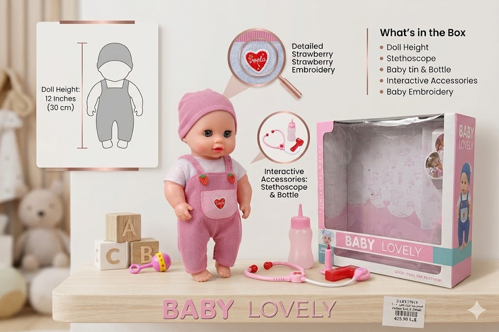Baby Lovely Doll Set 🩺👶✨