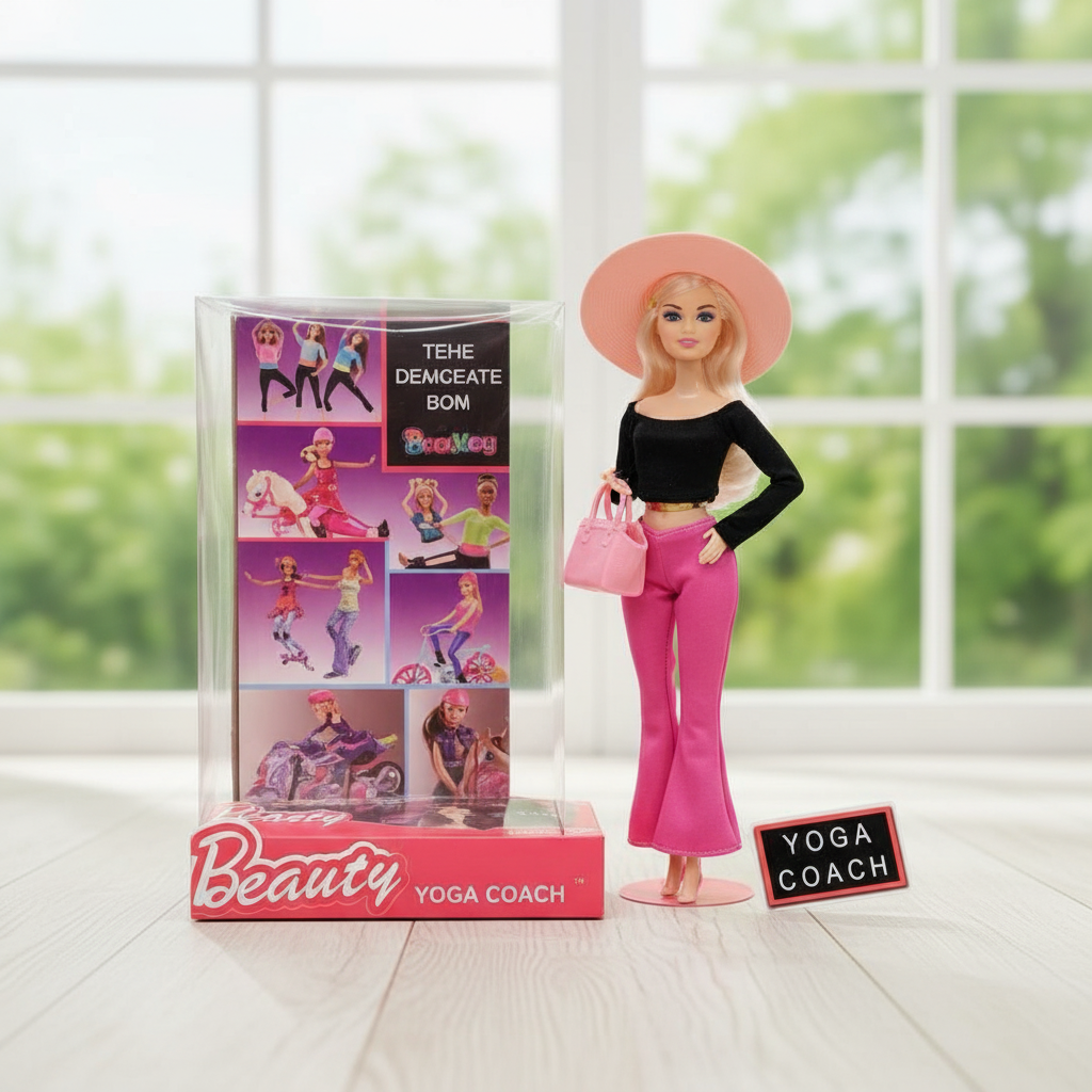 Beauty Fashion Coach Doll Set 💄✨