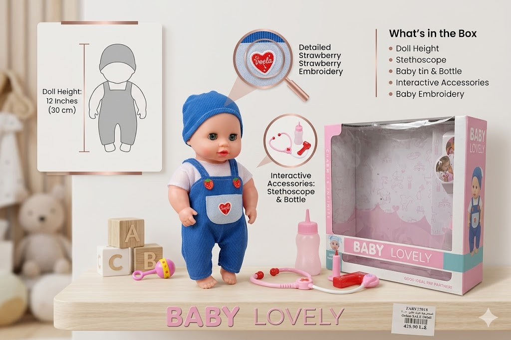 Baby Lovely Doll Set 🩺👶✨