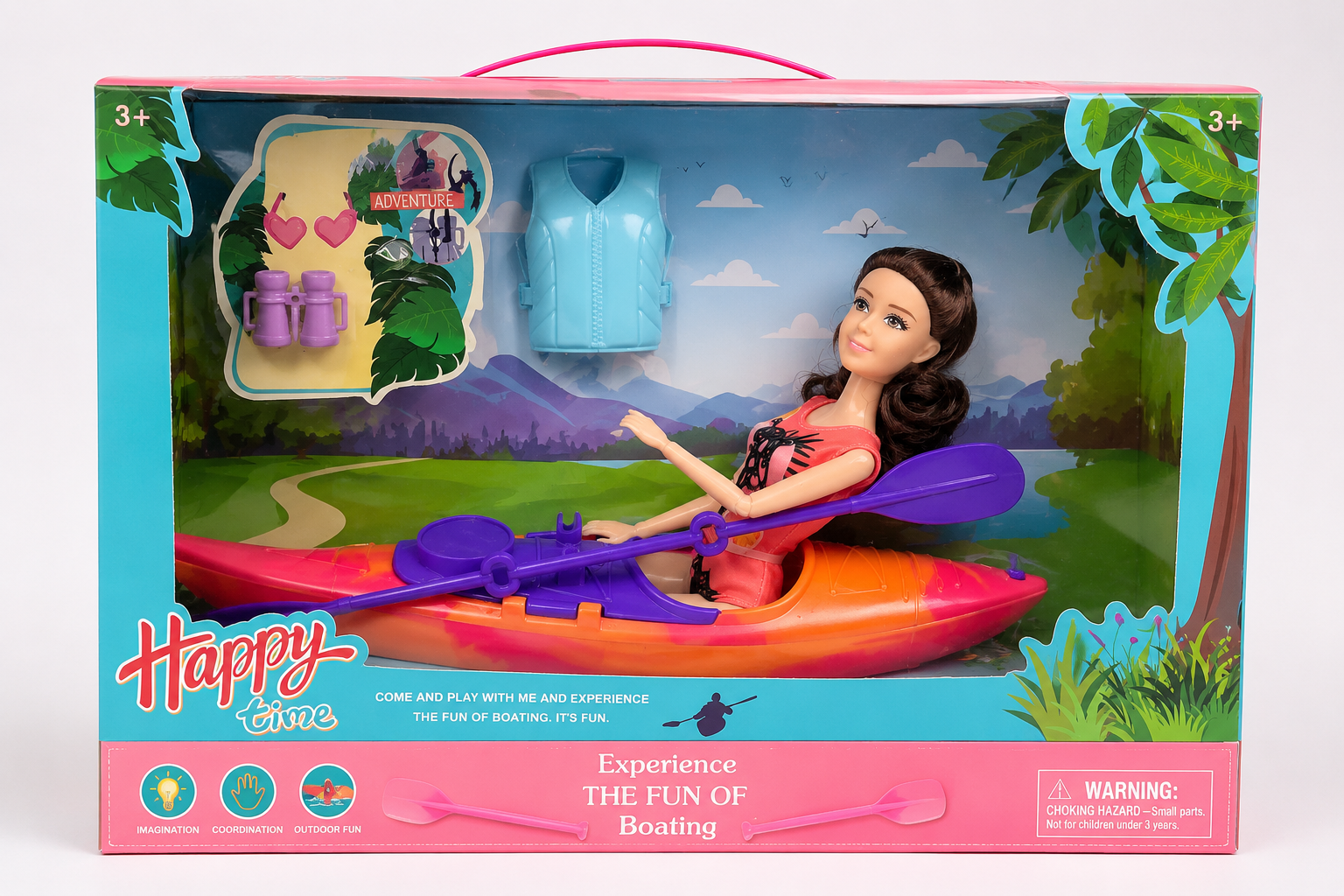 Happy Time Boating Adventure Set 🚣♀️✨